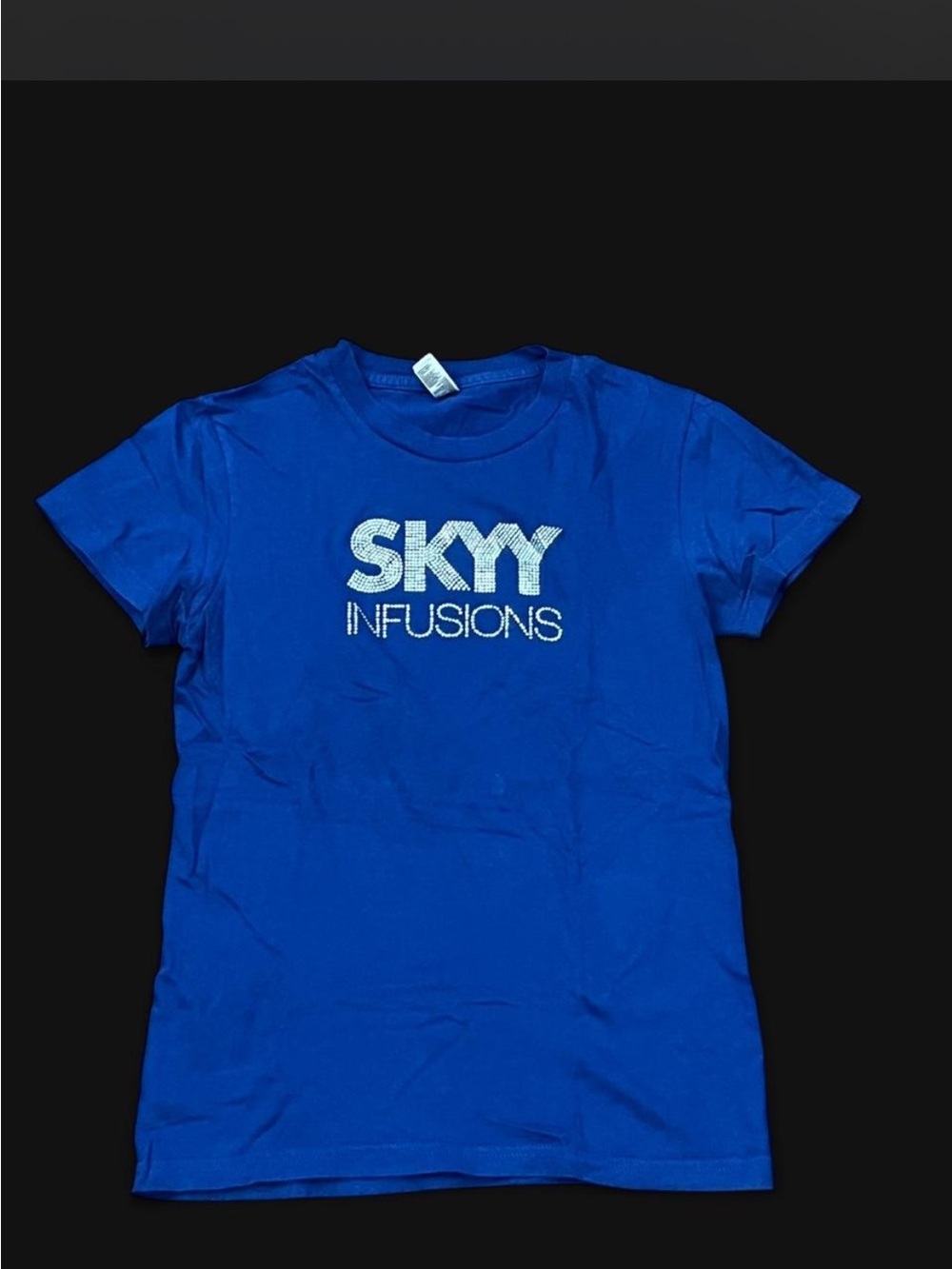 American Apparel Skyy Vodka Royal Blue Crewneck Tee